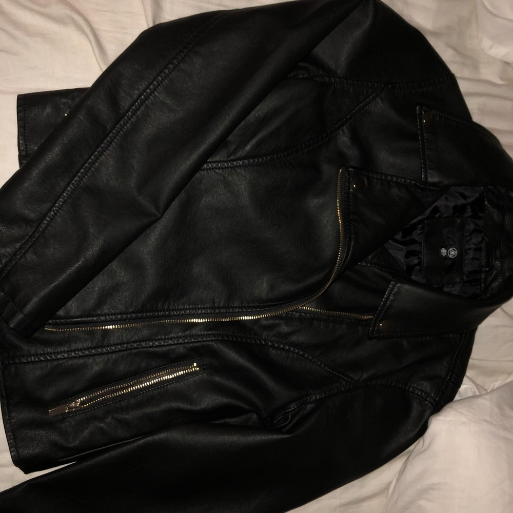 LEATHER JACKET FROM MISSGUIDED